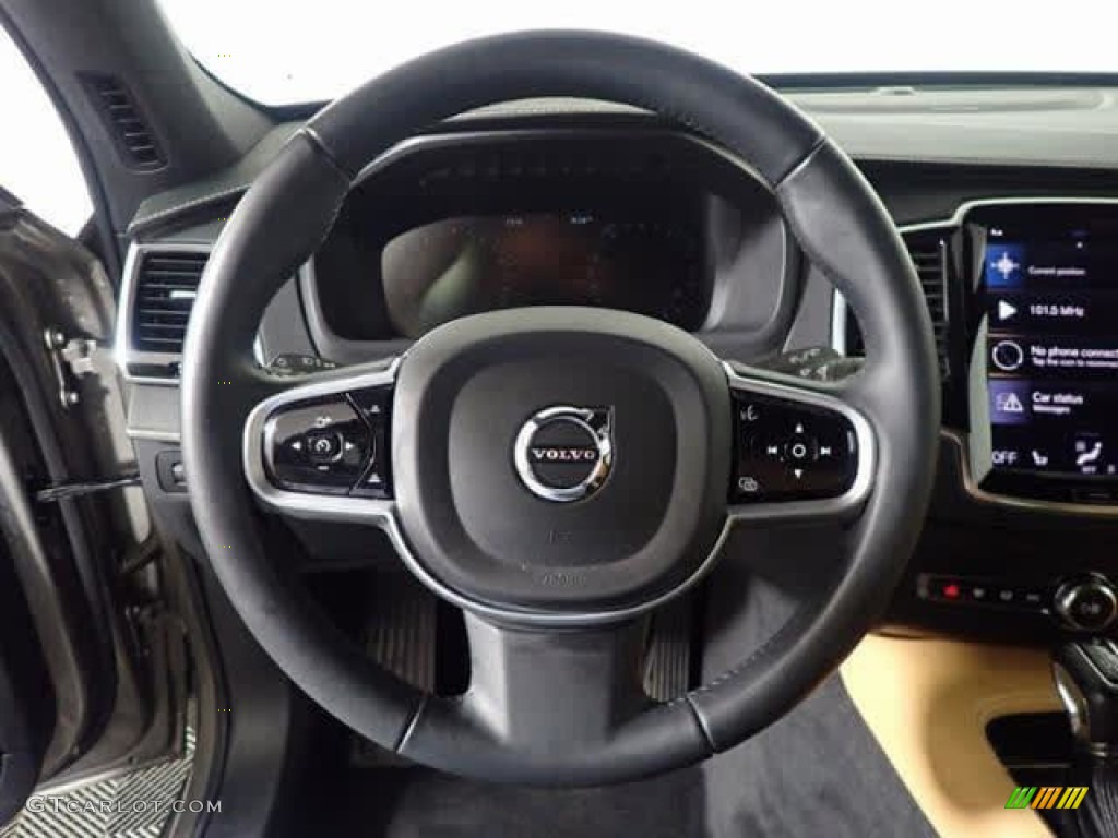 2022 Volvo XC90 T6 AWD Inscription Amber Steering Wheel Photo #146396009