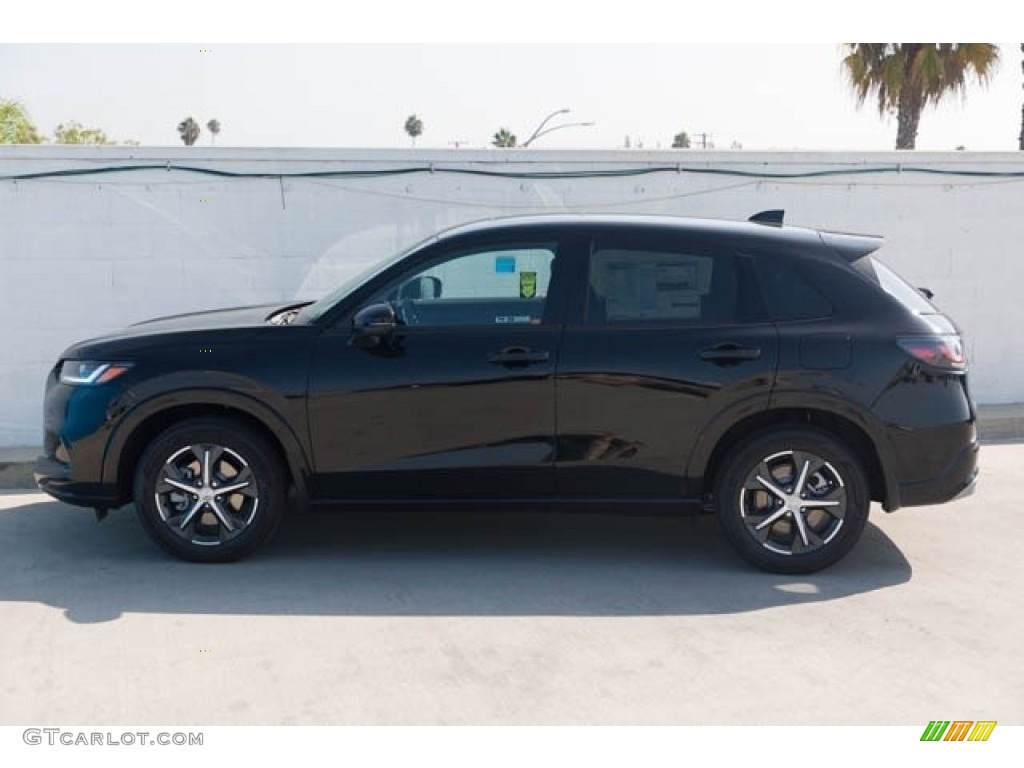 Crystal Black Pearl 2024 Honda HR-V EX-L Exterior Photo #146397158