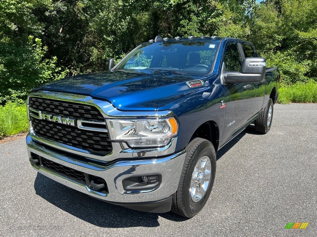 2023 2500 Big Horn Crew Cab 4x4 - Patriot Blue Pearl / Diesel Gray/Black photo #2