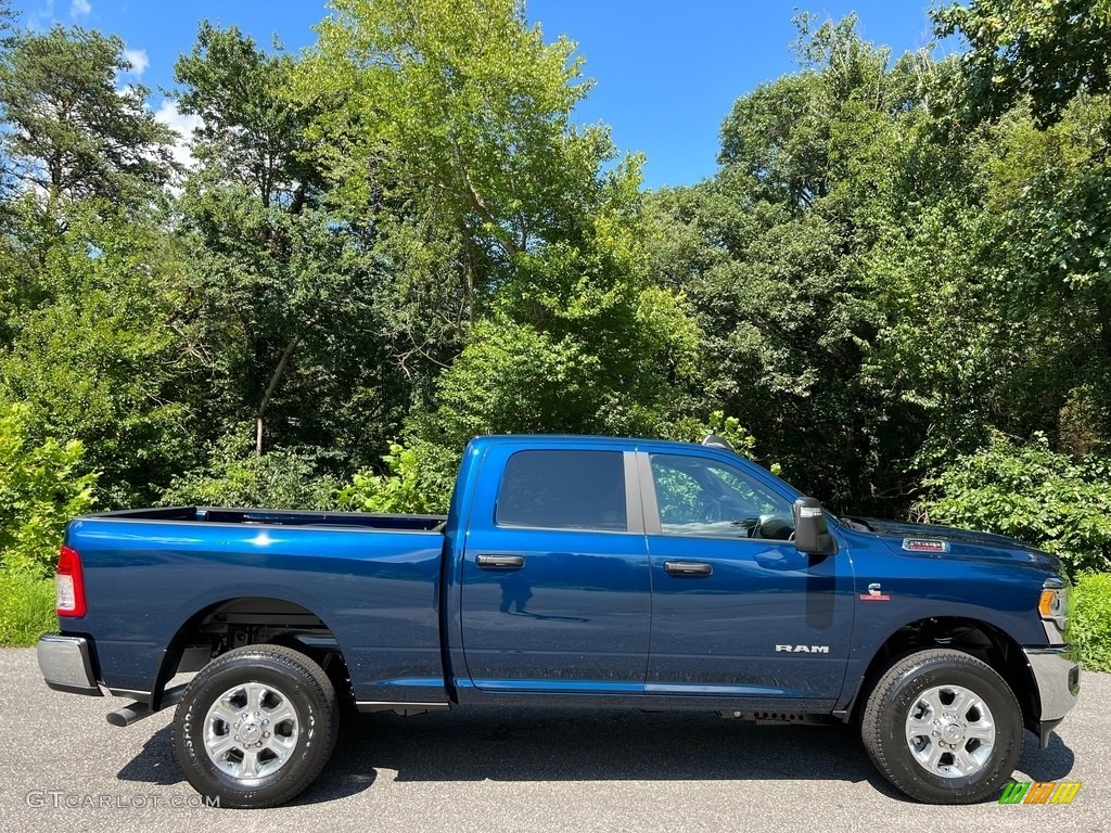 2023 2500 Big Horn Crew Cab 4x4 - Patriot Blue Pearl / Diesel Gray/Black photo #5