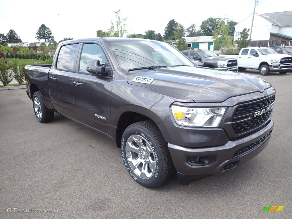 Granite Crystal Metallic 2023 Ram 1500 Big Horn Crew Cab 4x4 Exterior Photo #146398730