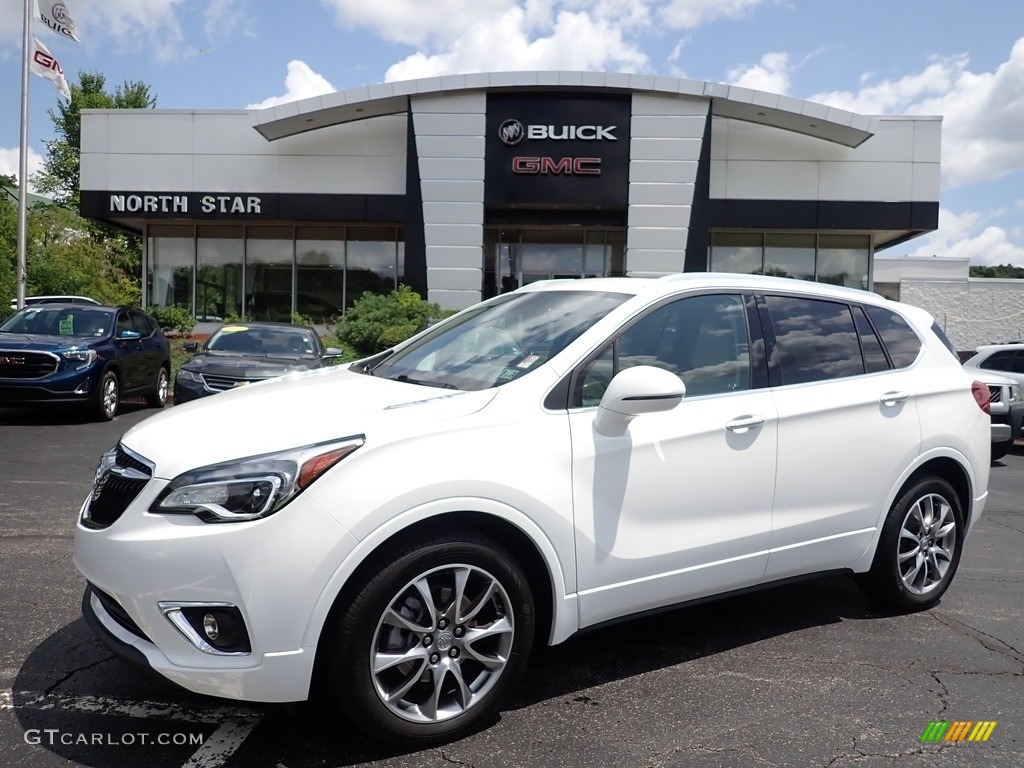 2020 Envision Essence AWD - Summit White / Light Neutral photo #1