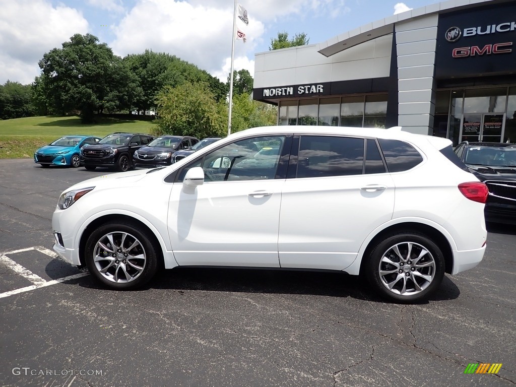 2020 Envision Essence AWD - Summit White / Light Neutral photo #2