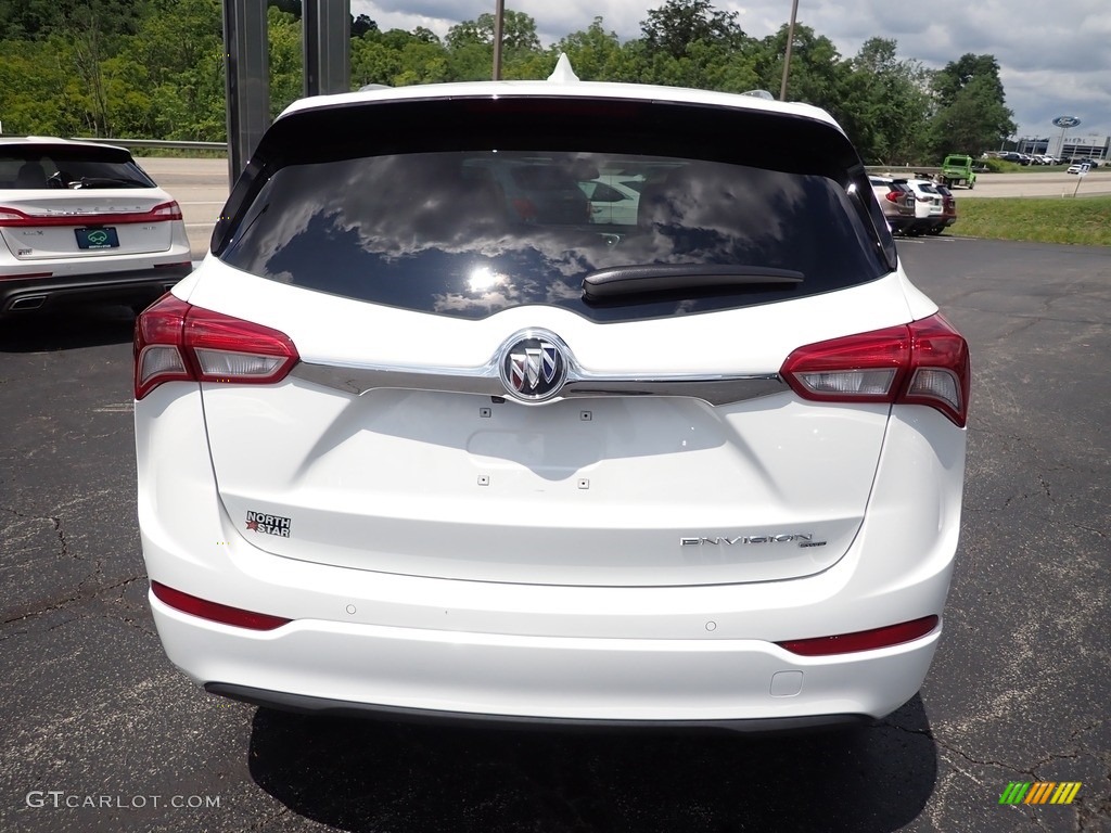 2020 Envision Essence AWD - Summit White / Light Neutral photo #5