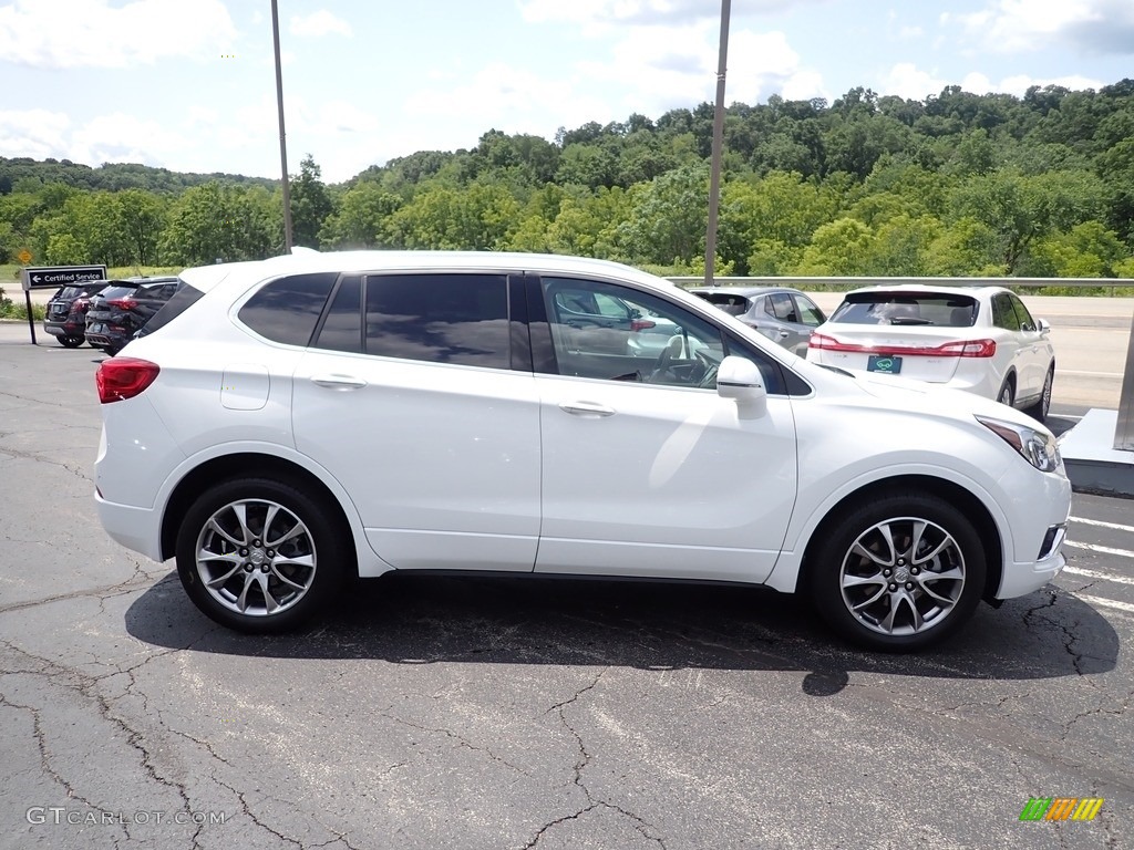 Summit White 2020 Buick Envision Essence AWD Exterior Photo #146399021