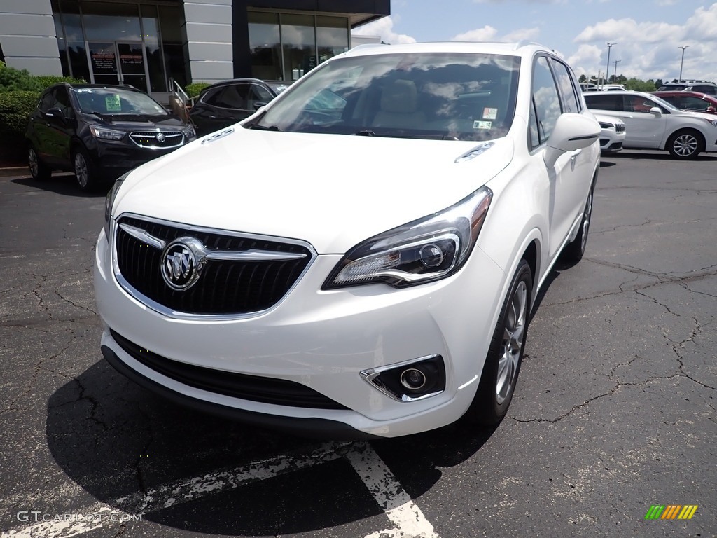2020 Envision Essence AWD - Summit White / Light Neutral photo #11