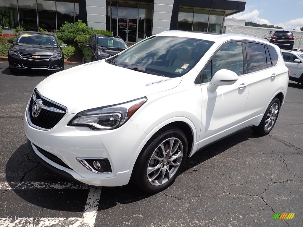 2020 Envision Essence AWD - Summit White / Light Neutral photo #12