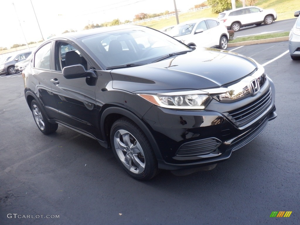 2021 HR-V LX AWD - Crystal Black Pearl / Black photo #5