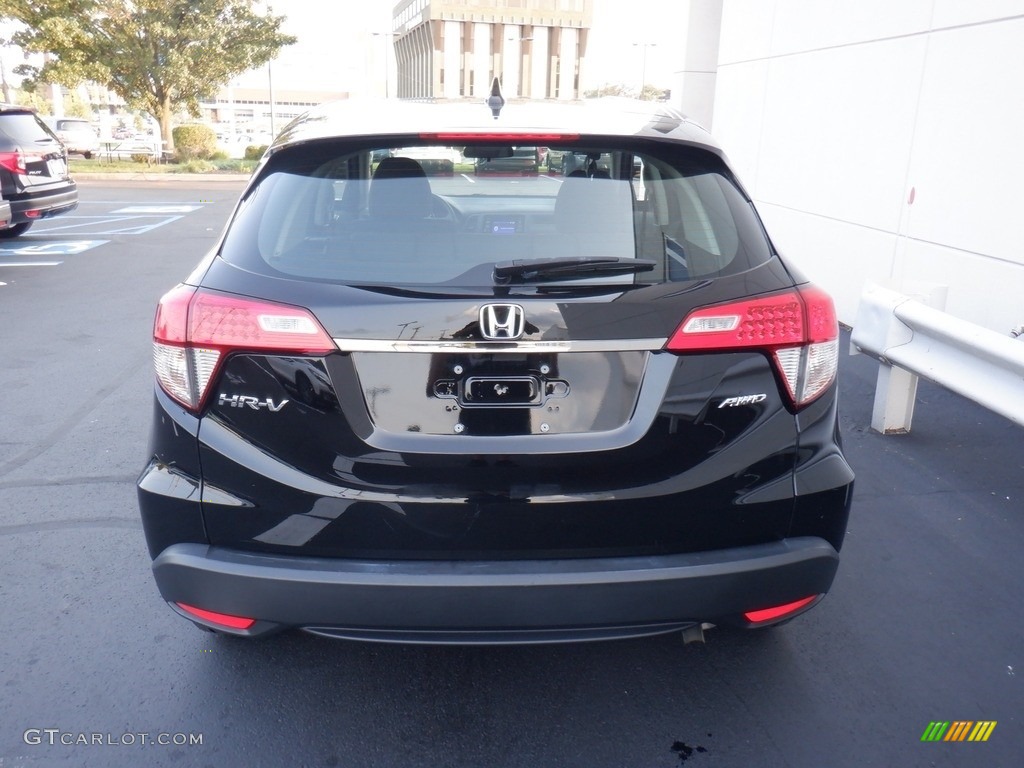 2021 HR-V LX AWD - Crystal Black Pearl / Black photo #8