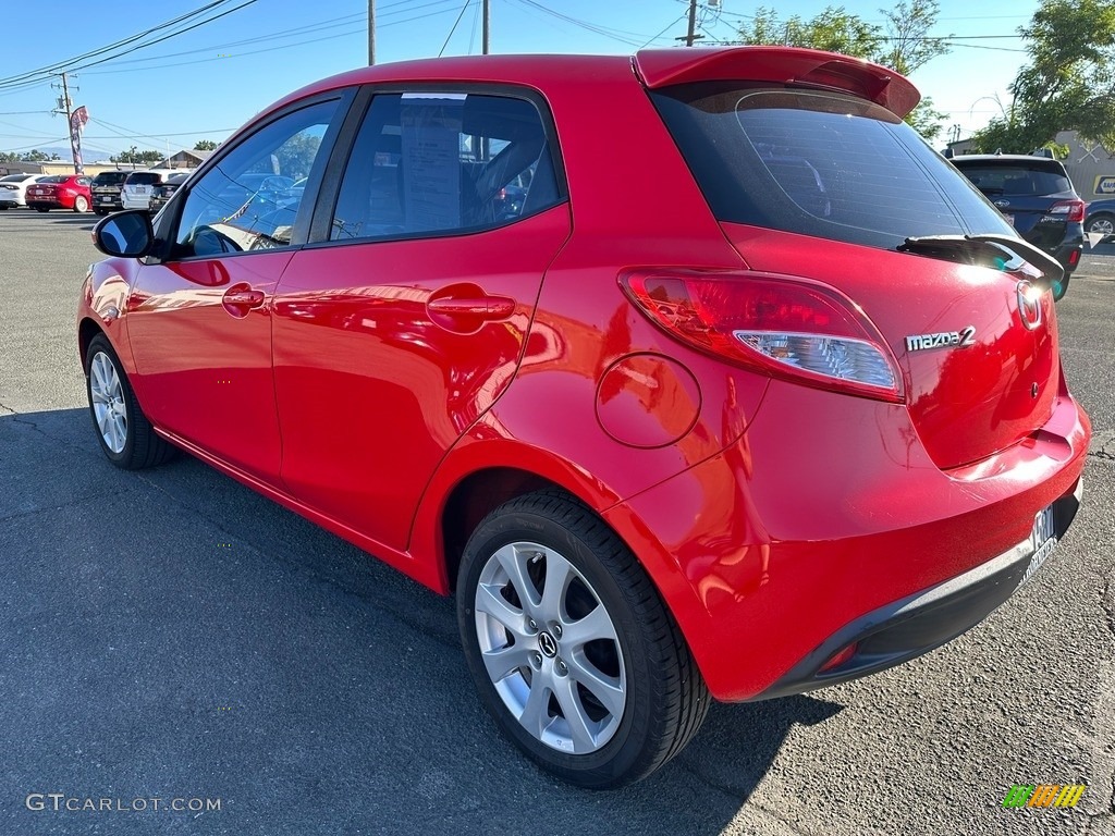 2014 Mazda2 Touring - True Red / Touring Black/Red photo #4