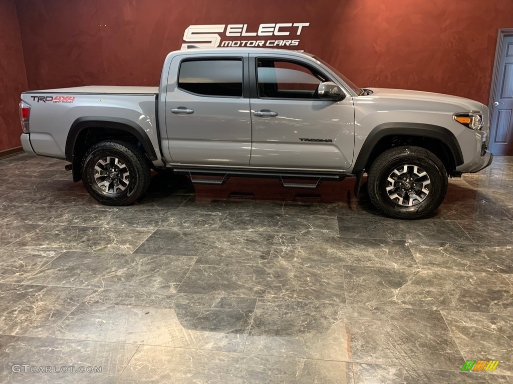 2021 Tacoma TRD Off Road Double Cab 4x4 - Cement / Black photo #4