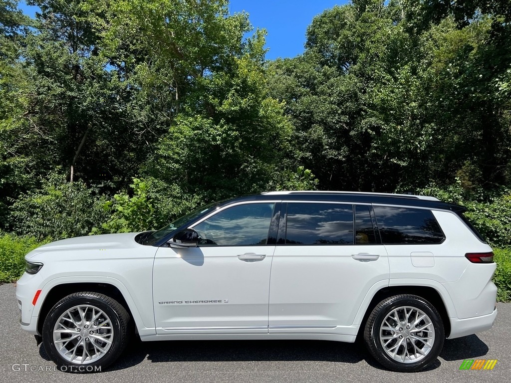 Bright White 2023 Jeep Grand Cherokee L Summit 4x4 Exterior Photo #146399795