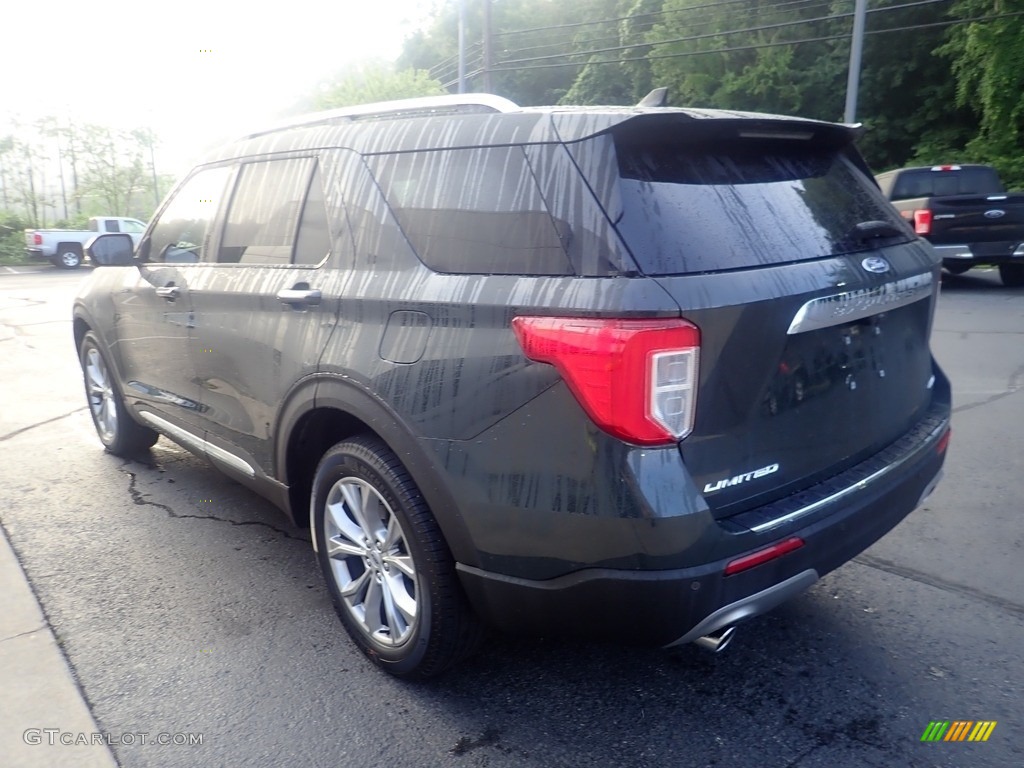2023 Explorer Limited 4WD - Forged Green Metallic / Ebony photo #5