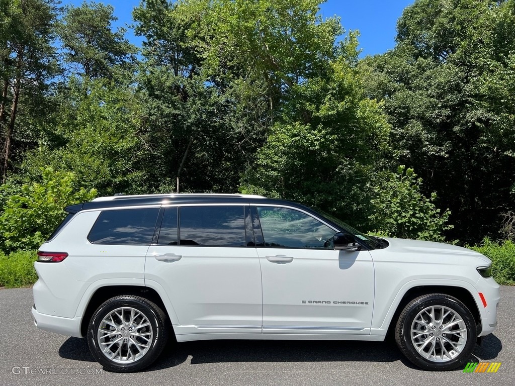 Bright White 2023 Jeep Grand Cherokee L Summit 4x4 Exterior Photo #146399954