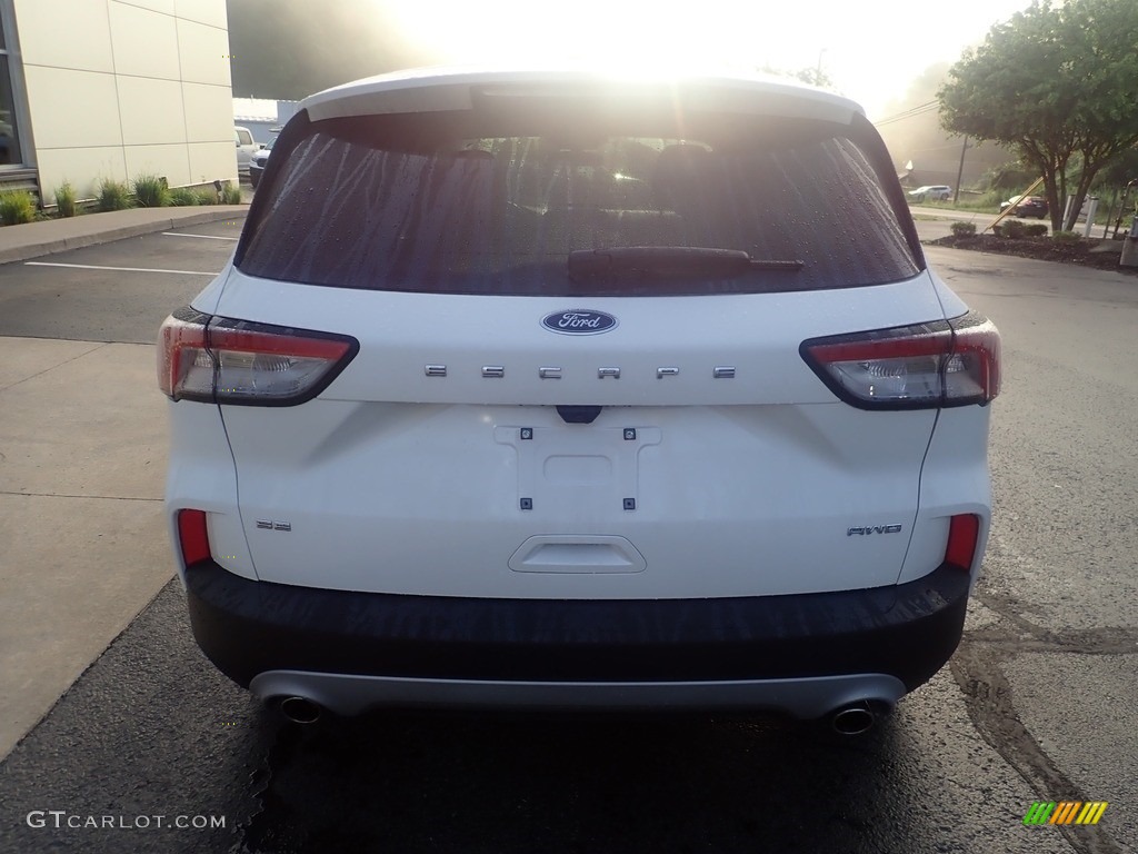 2021 Escape SE 4WD - Star White Metallic Tri-Coat / Ebony photo #3