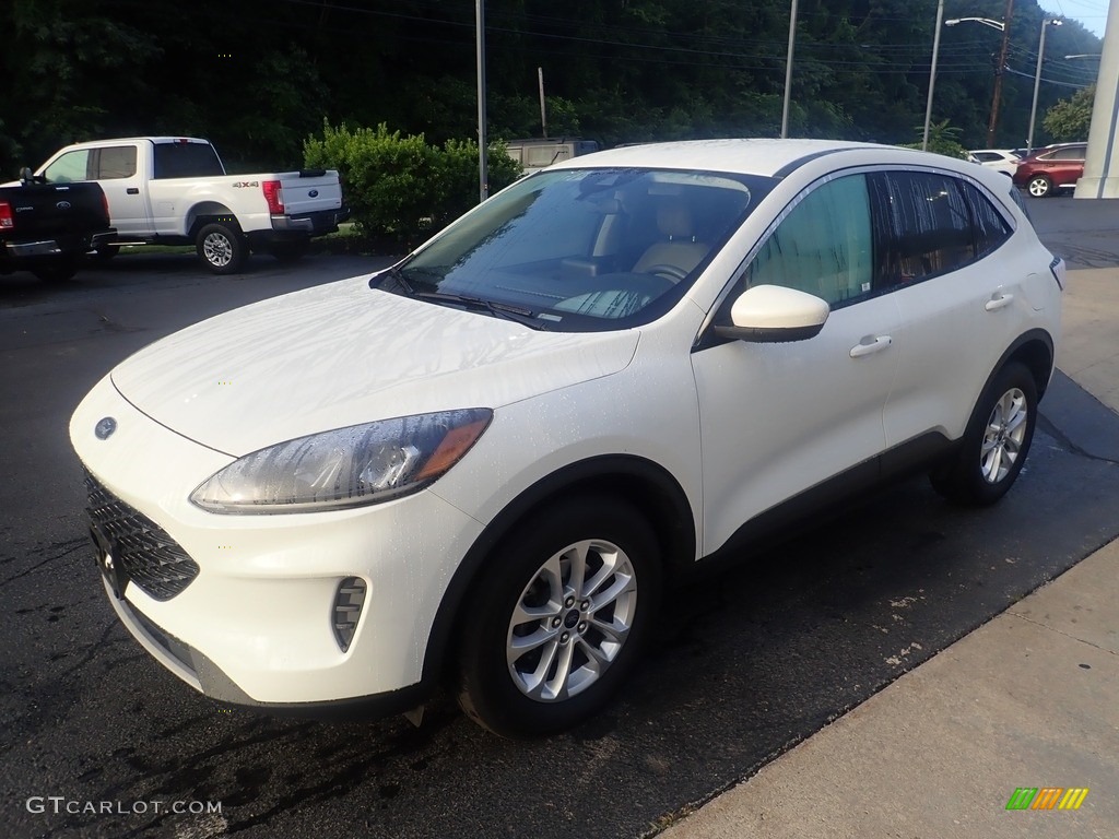 Star White Metallic Tri-Coat 2021 Ford Escape SE 4WD Exterior Photo #146400608
