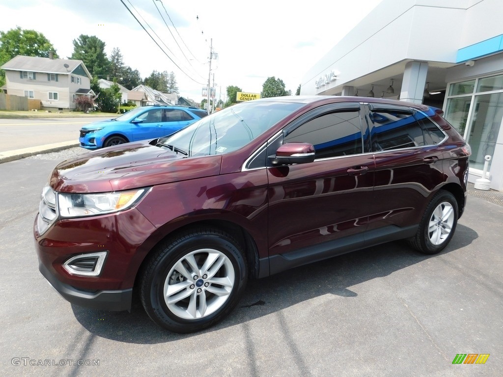 2017 Edge SEL AWD - Burgundy Velvet Metallic / Ebony photo #1