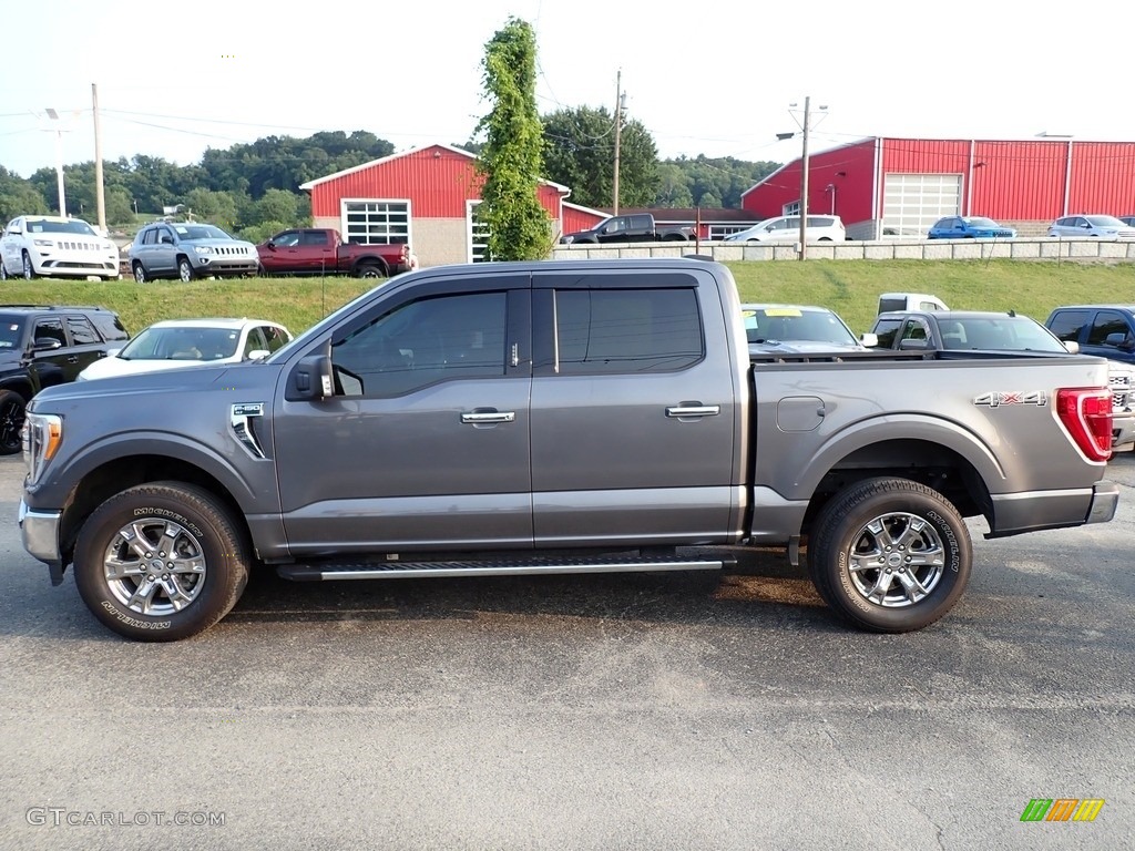 2021 F150 XLT SuperCrew 4x4 - Carbonized Gray / Medium Dark Slate photo #2