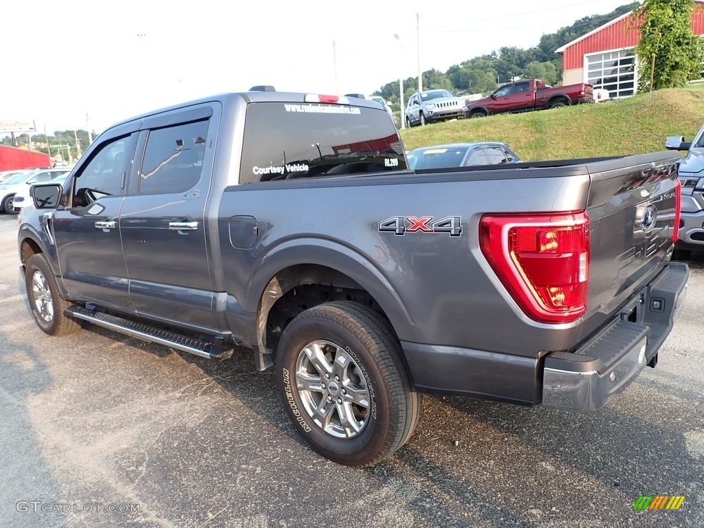2021 F150 XLT SuperCrew 4x4 - Carbonized Gray / Medium Dark Slate photo #3
