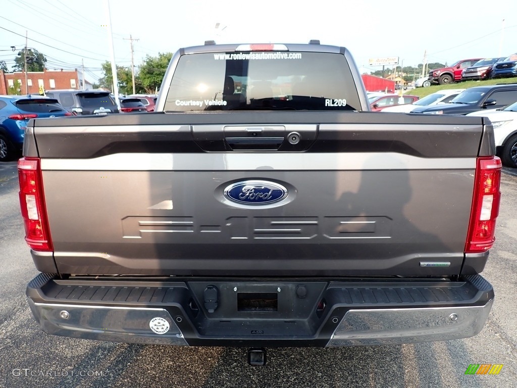 2021 F150 XLT SuperCrew 4x4 - Carbonized Gray / Medium Dark Slate photo #4