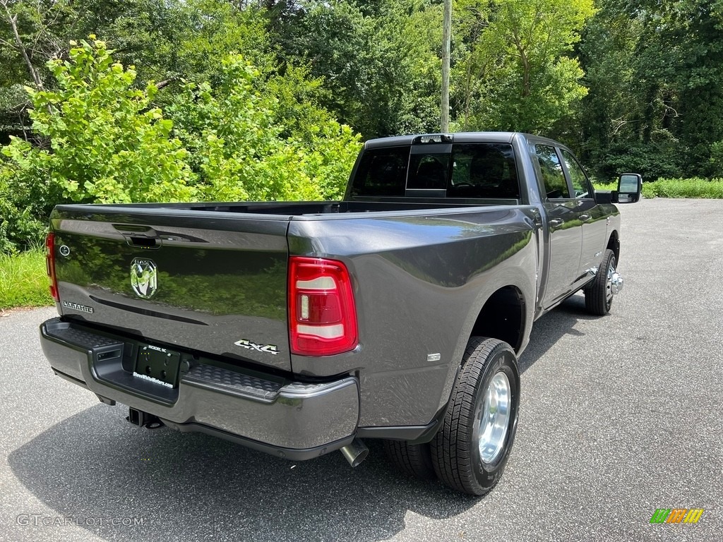 2023 3500 Laramie Crew Cab 4x4 - Granite Crystal Metallic / Black photo #6