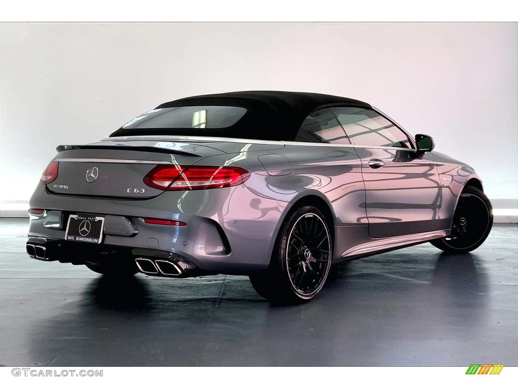 2020 C AMG 63 Cabriolet - Selenite Grey Metallic / Magma Gray/Black photo #13