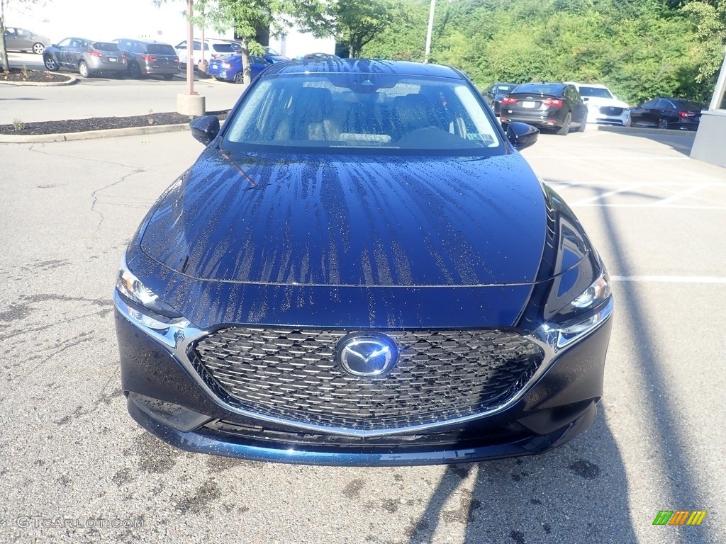 2023 Mazda3 2.5 S Select Sedan - Deep Crystal Blue Mica / Black photo #7