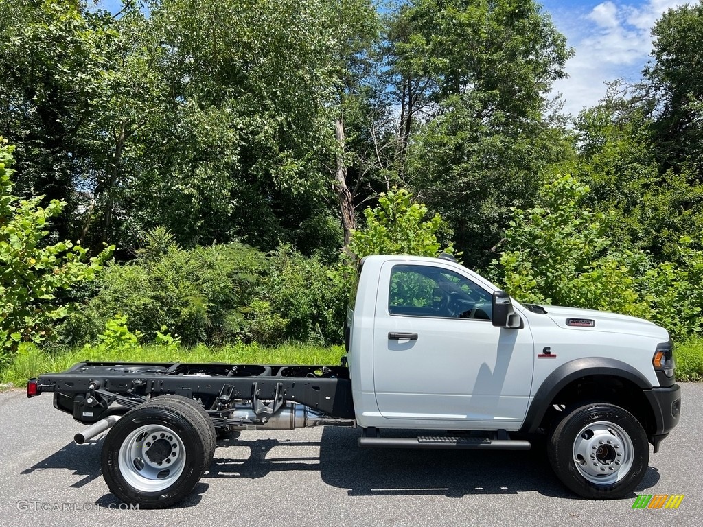 2023 4500 Tradesman Regular Cab 4x4 Chassis - Bright White / Diesel Gray/Black photo #5