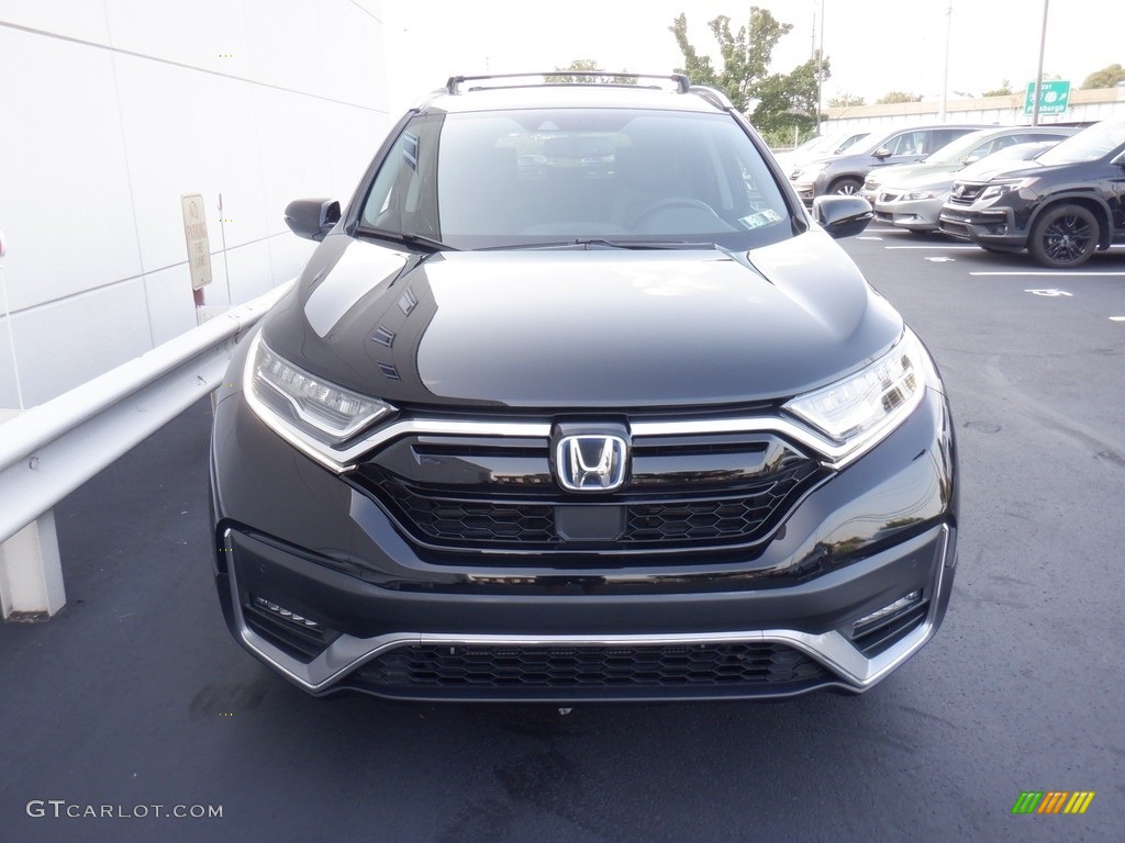 Crystal Black Pearl 2020 Honda CR-V Touring AWD Hybrid Exterior Photo #146402156