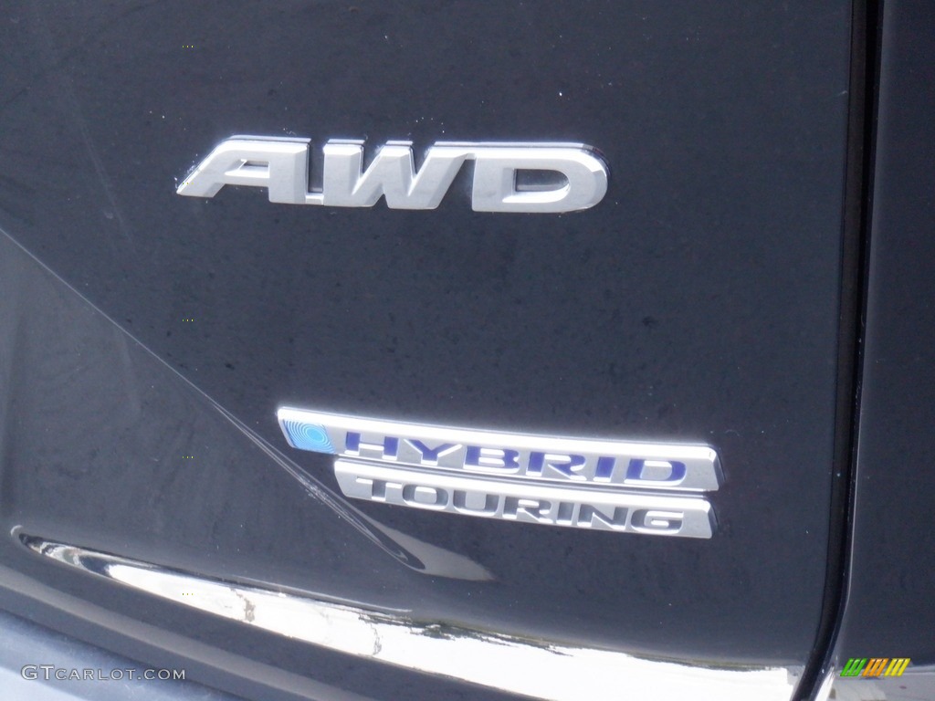 2020 CR-V Touring AWD Hybrid - Crystal Black Pearl / Black photo #7
