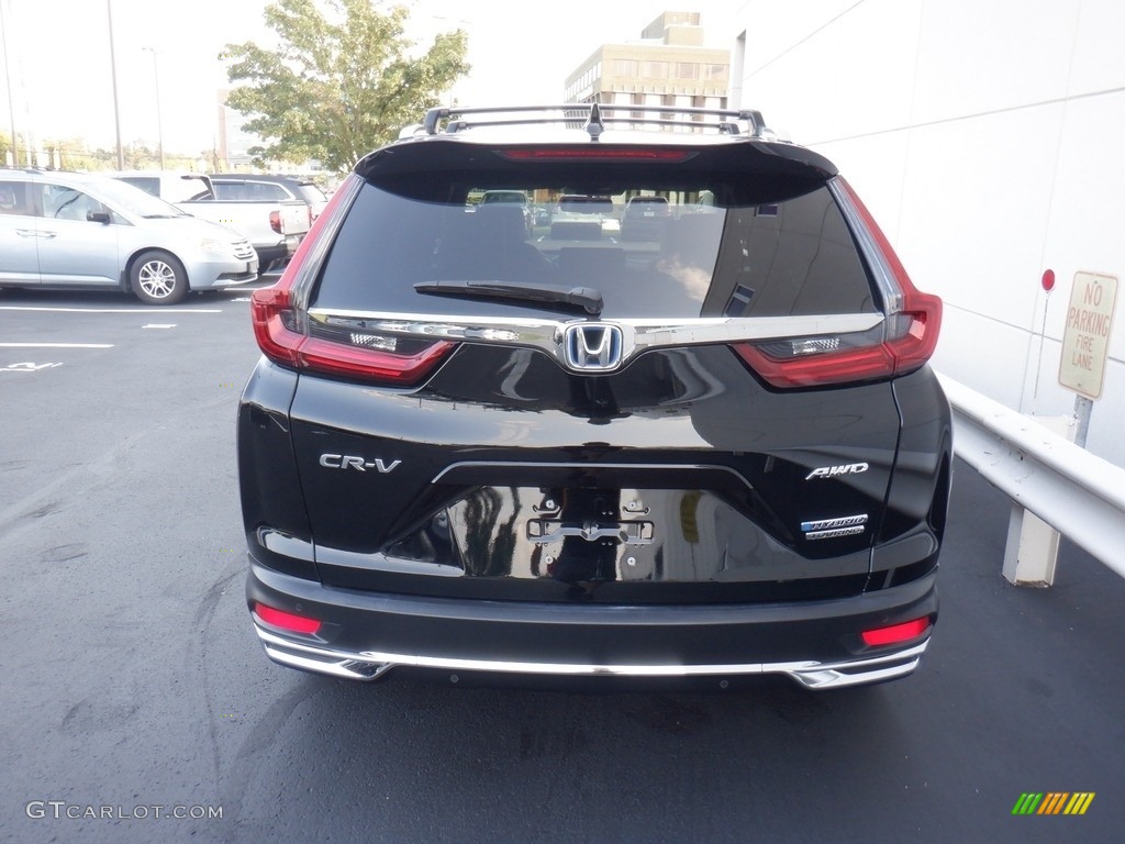 Crystal Black Pearl 2020 Honda CR-V Touring AWD Hybrid Exterior Photo #146402216