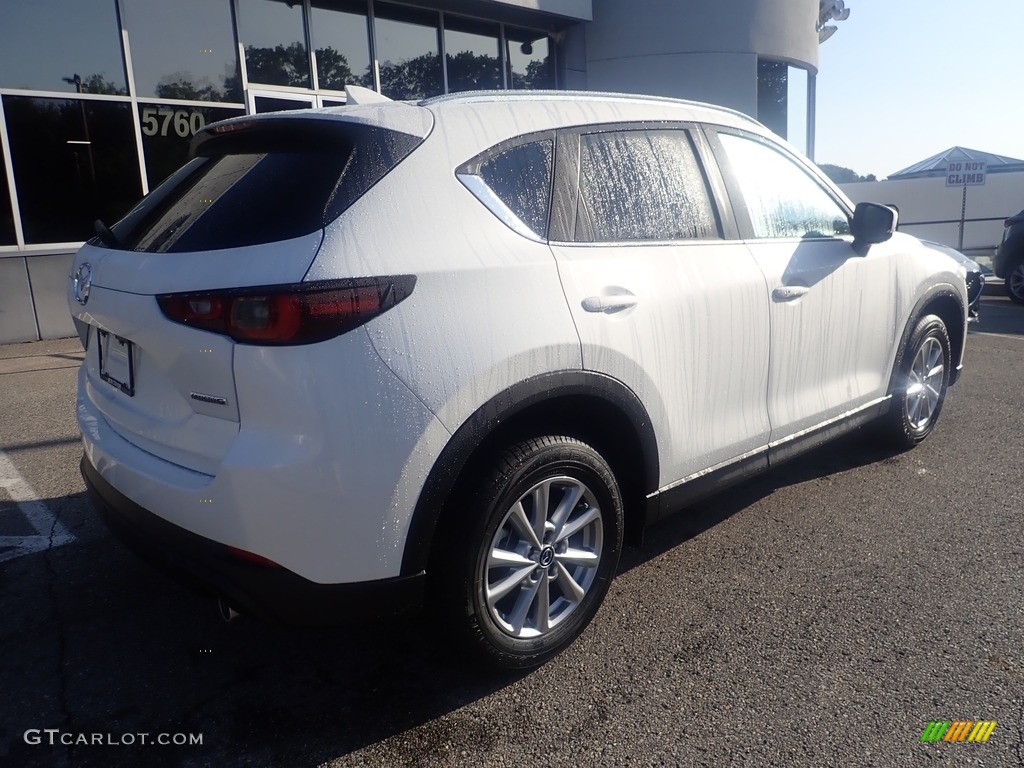 2023 CX-5 S Select AWD - Rhodium White Metallic / Black photo #2