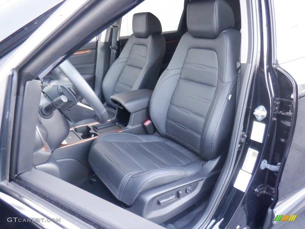 Black Interior 2020 Honda CR-V Touring AWD Hybrid Photo #146402306