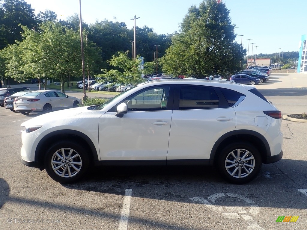 2023 CX-5 S Select AWD - Rhodium White Metallic / Black photo #6