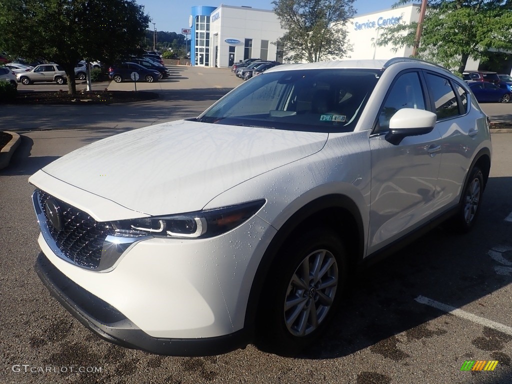 2023 CX-5 S Select AWD - Rhodium White Metallic / Black photo #7