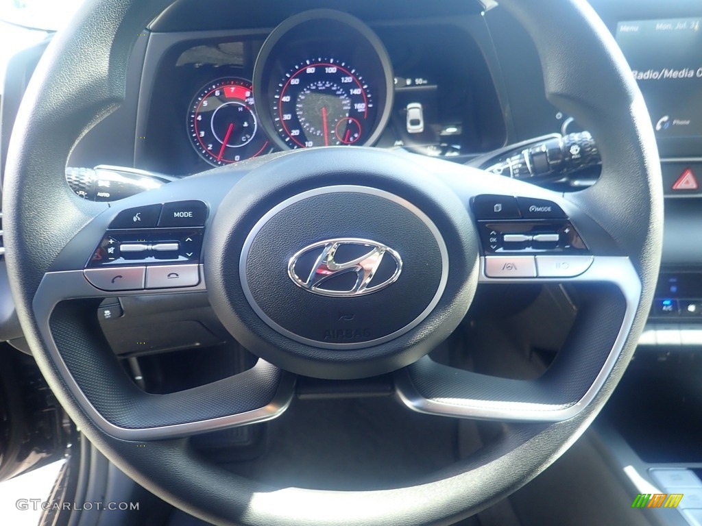 2023 Elantra SEL - Phantom Black / Black photo #15