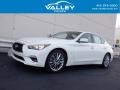 Pure White 2018 Infiniti Q50 3.0t AWD