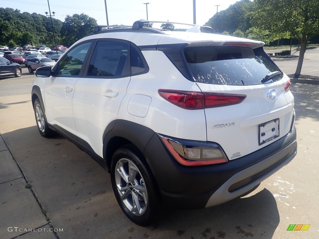 2023 Kona SEL AWD - Lunar White / Black photo #5
