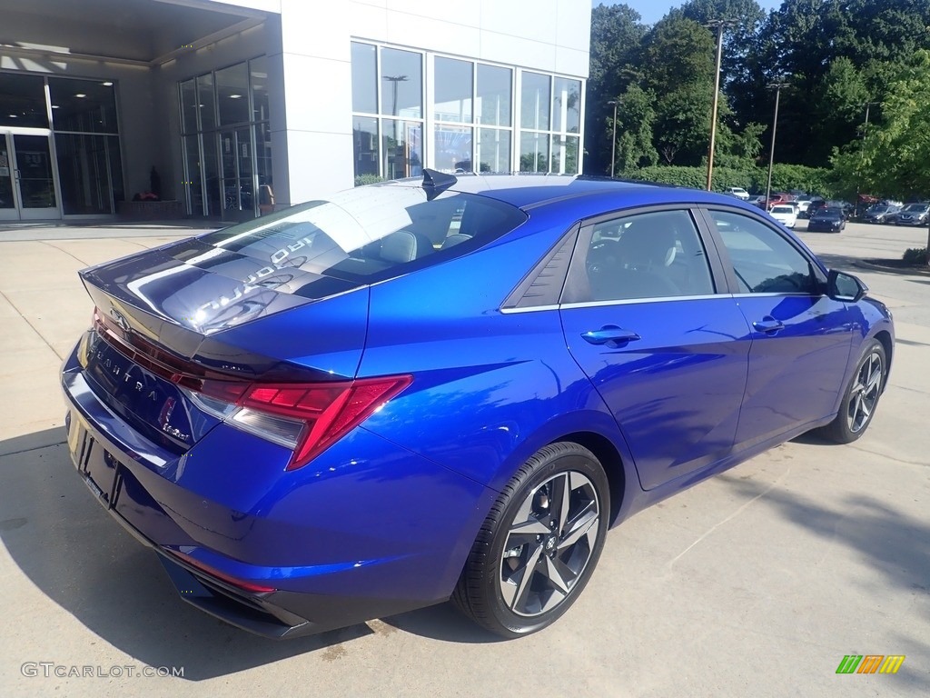 2023 Elantra Limited - Intense Blue / Medium Gray photo #2