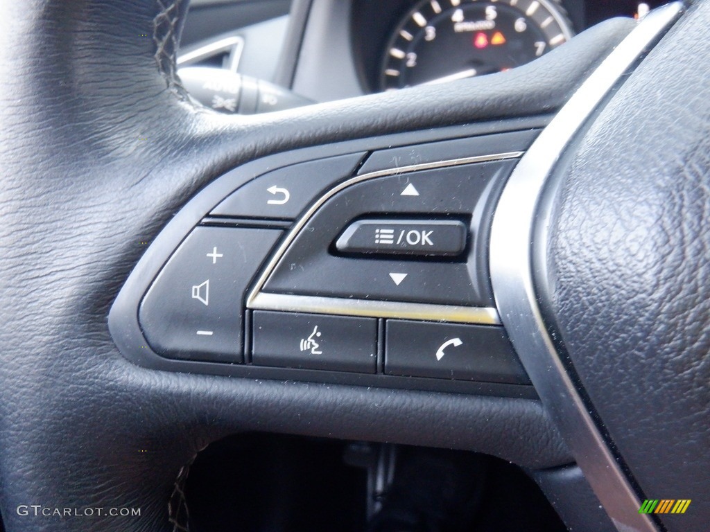 2018 Infiniti Q50 3.0t AWD Graphite Steering Wheel Photo #146403252