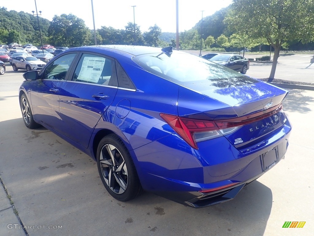 2023 Elantra Limited - Intense Blue / Medium Gray photo #5