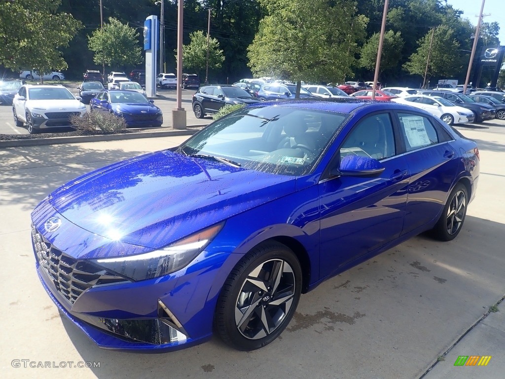 2023 Elantra Limited - Intense Blue / Medium Gray photo #7