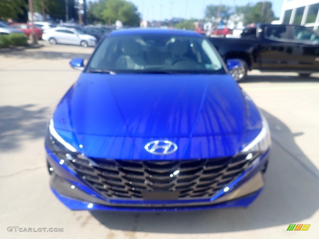 2023 Elantra Limited - Intense Blue / Medium Gray photo #8