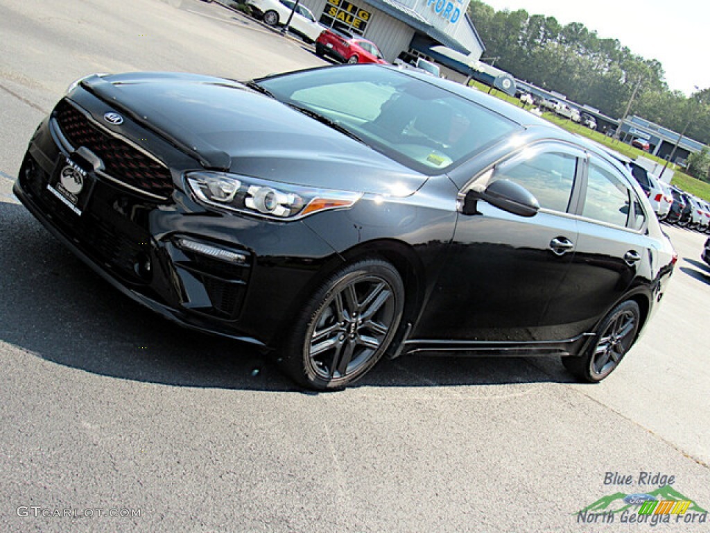 2021 Forte GT-Line - Aurora Black / Black photo #24