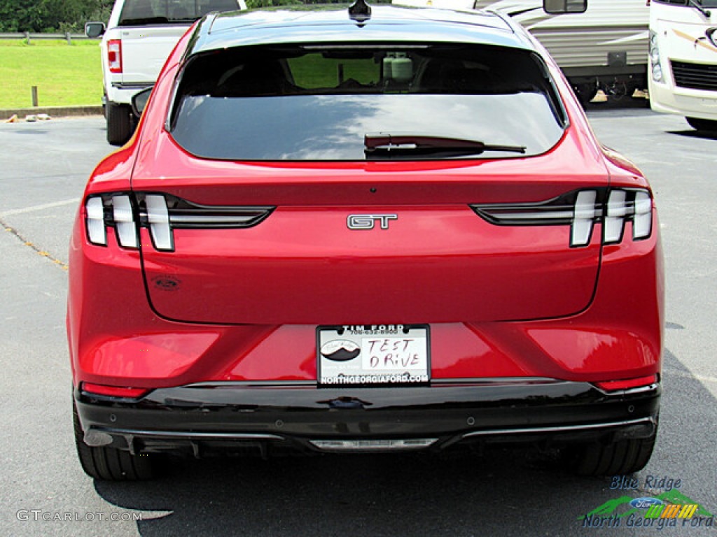 2023 Mustang Mach-E GT eAWD - Rapid Red Metallic / Black Onyx/Copper photo #4