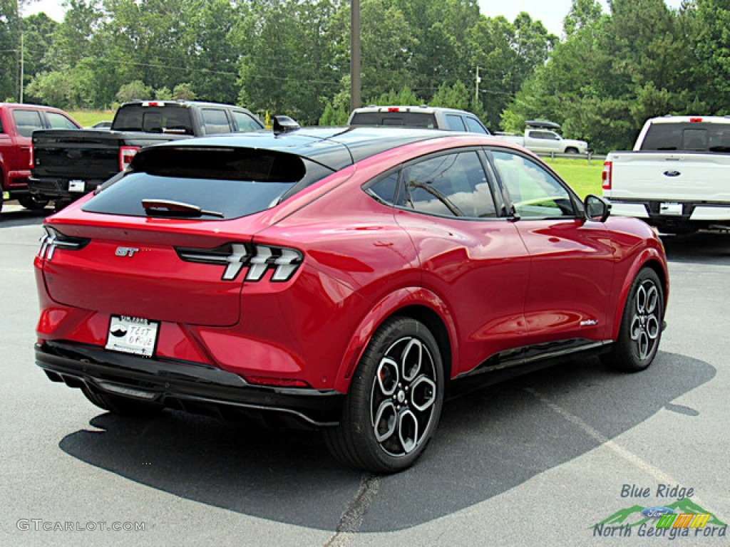 2023 Mustang Mach-E GT eAWD - Rapid Red Metallic / Black Onyx/Copper photo #5
