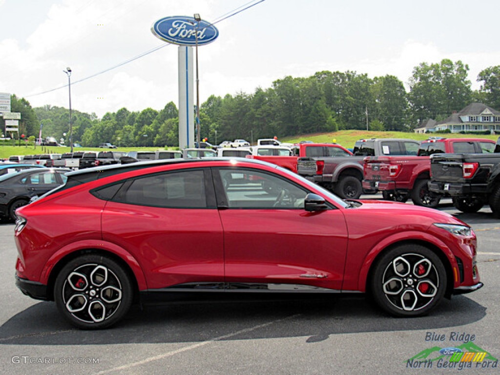 2023 Mustang Mach-E GT eAWD - Rapid Red Metallic / Black Onyx/Copper photo #6