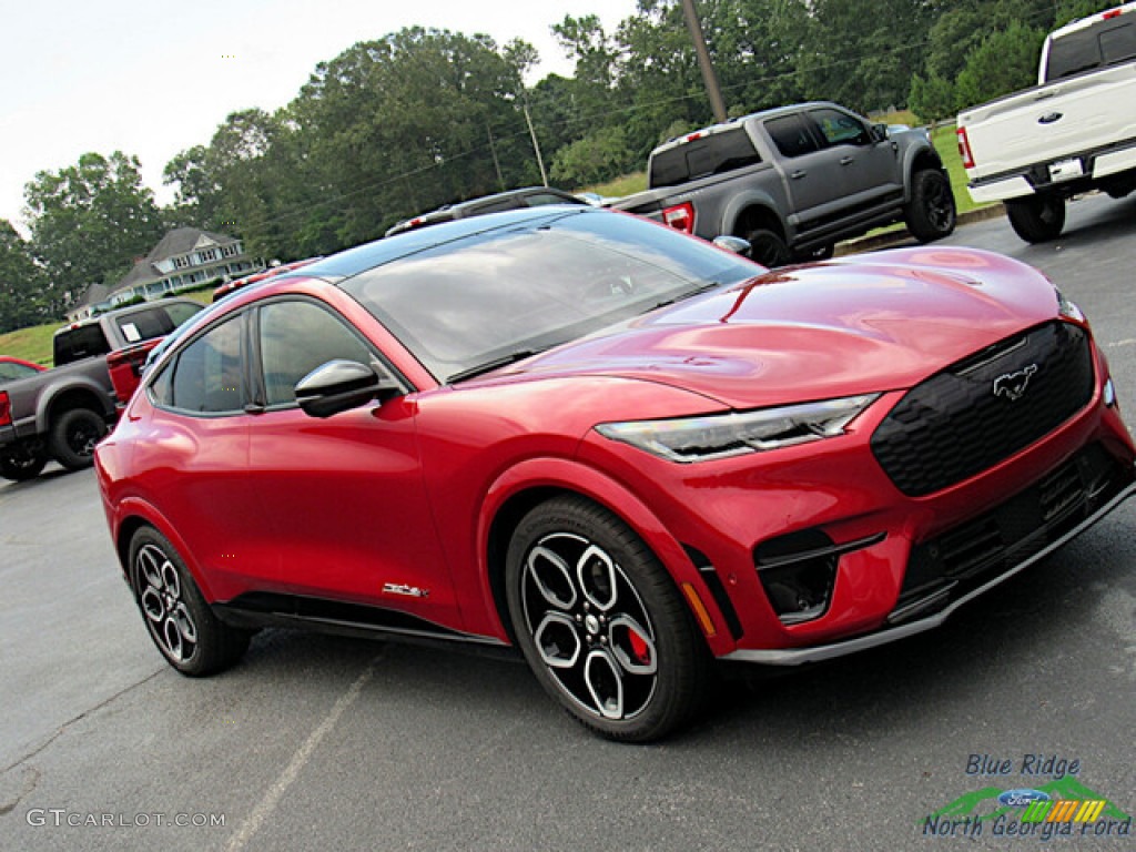 2023 Mustang Mach-E GT eAWD - Rapid Red Metallic / Black Onyx/Copper photo #24