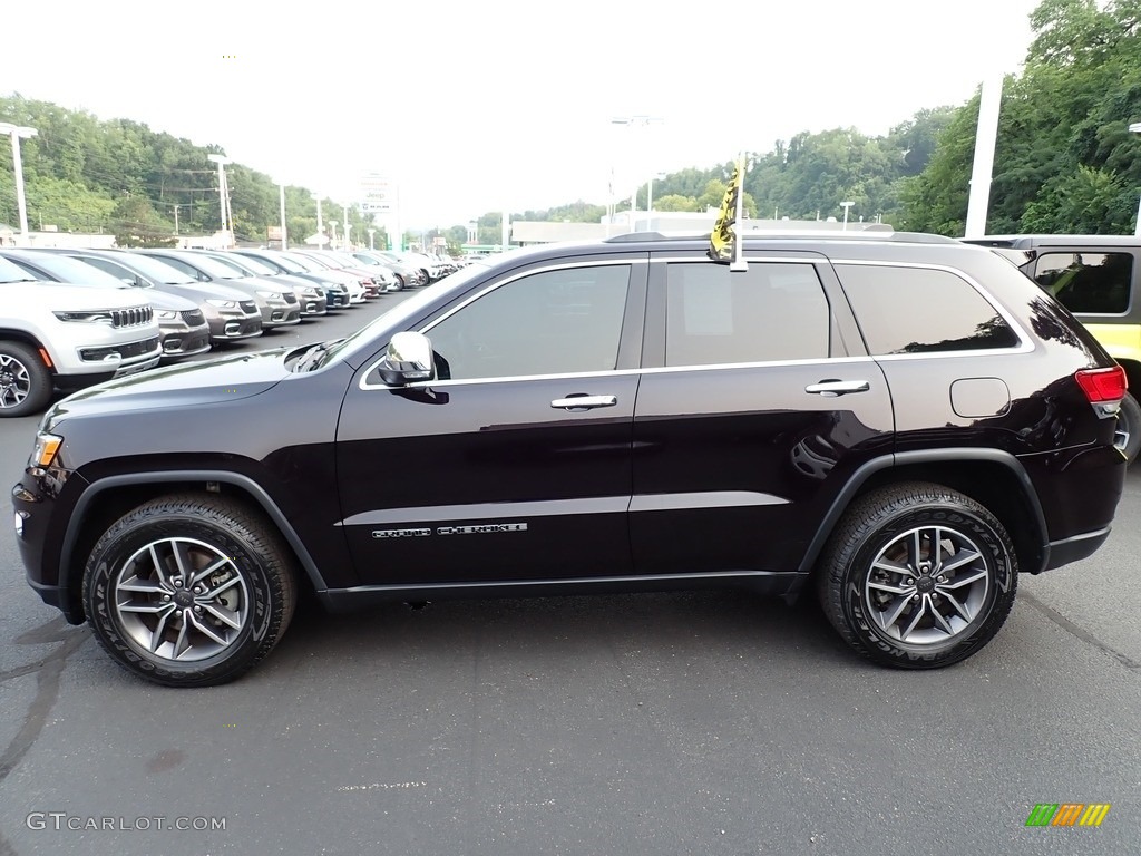 Sangria Metallic 2020 Jeep Grand Cherokee Limited 4x4 Exterior Photo #146404674