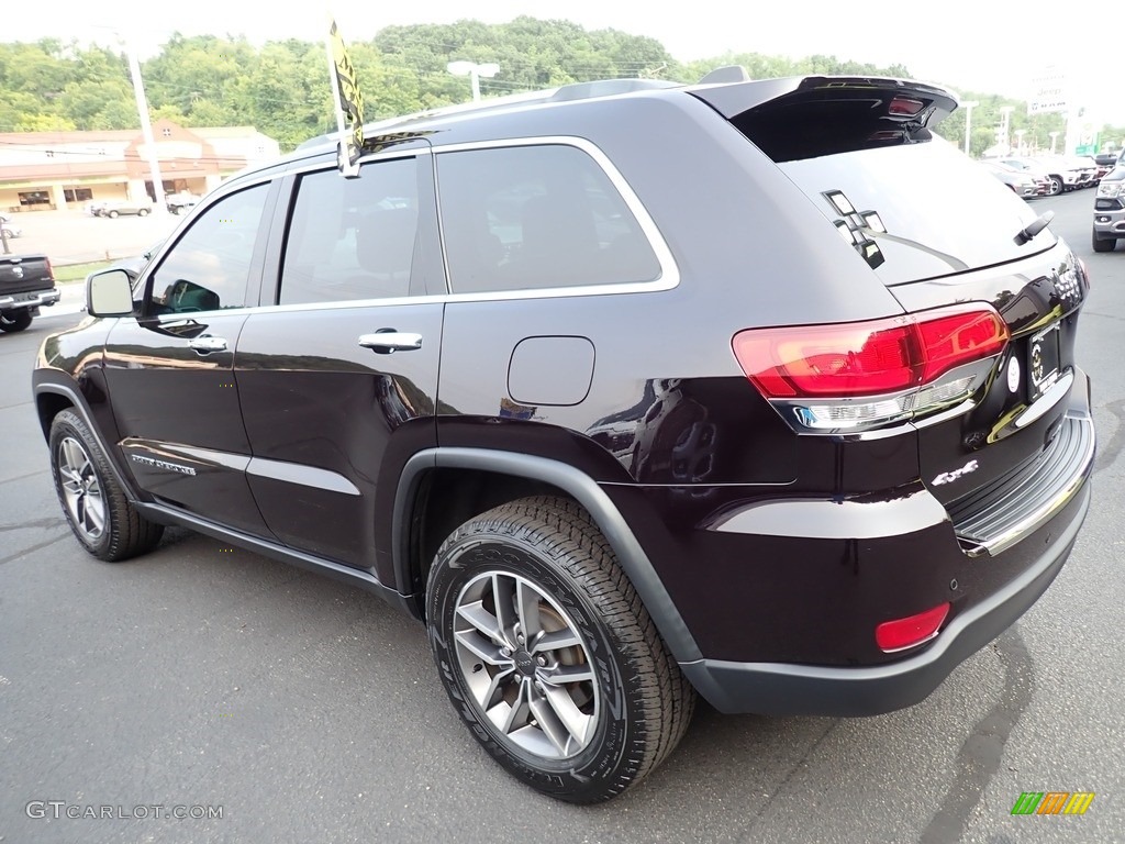 2020 Grand Cherokee Limited 4x4 - Sangria Metallic / Black photo #3